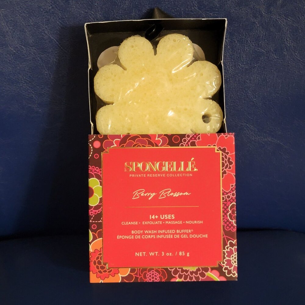 Spongelle Berry Blossom Body Wash Sponge 3 Oz - Picture 7 of 11